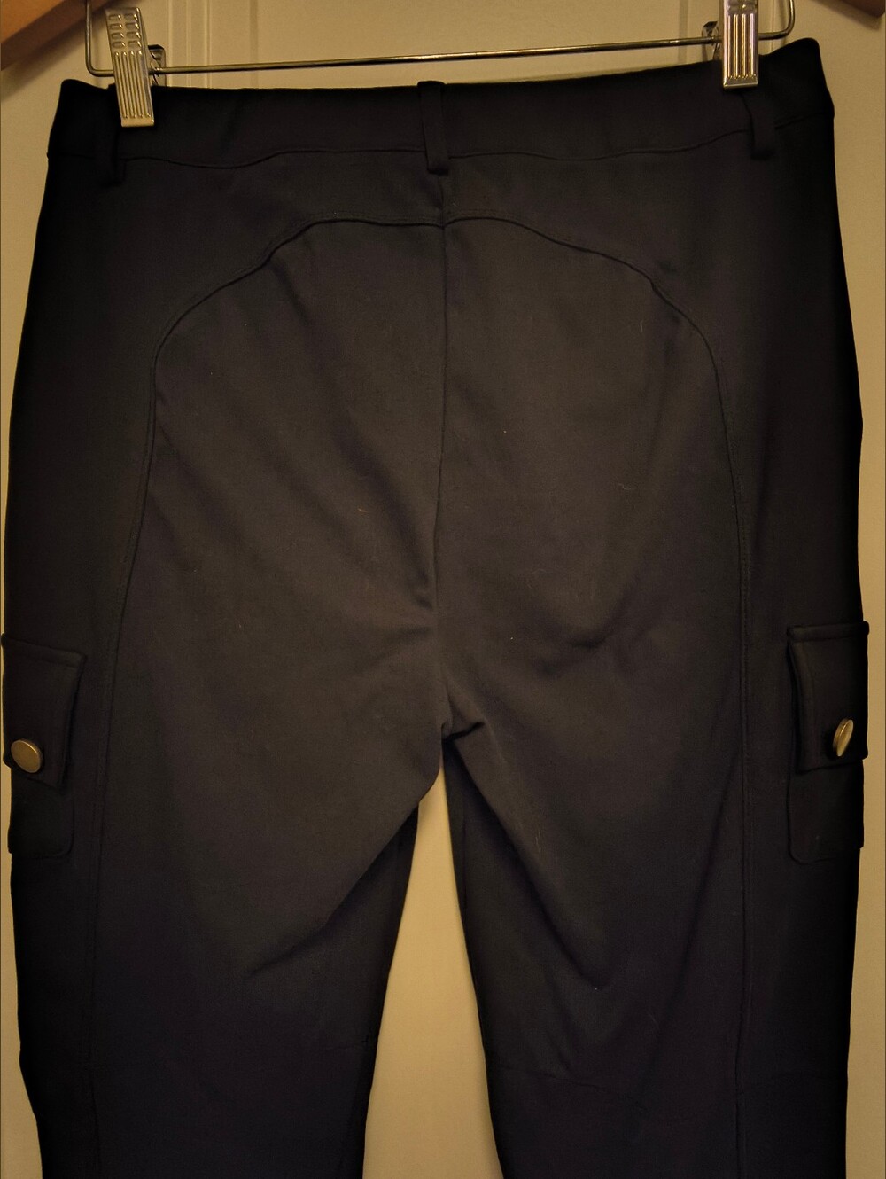NWOT Halara DayStretch High Waisted Zipper Pockets Solid Skinny Cargo Pants -Med - Picture 5 of 8